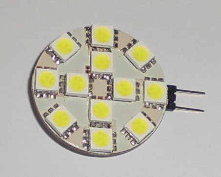 camper Illuminazione LED  Lampada LED G4 12 SMD 5050 DC12V Bianco